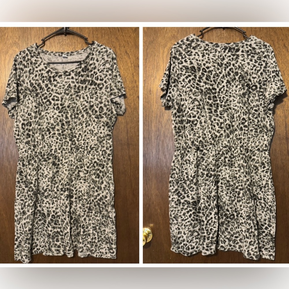 Leopard Print Women's Dress